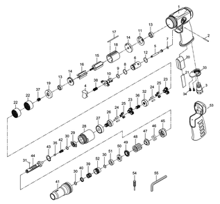 Part Location Diagram of 2050496723 Chicago Pneumatic Needle Bearing